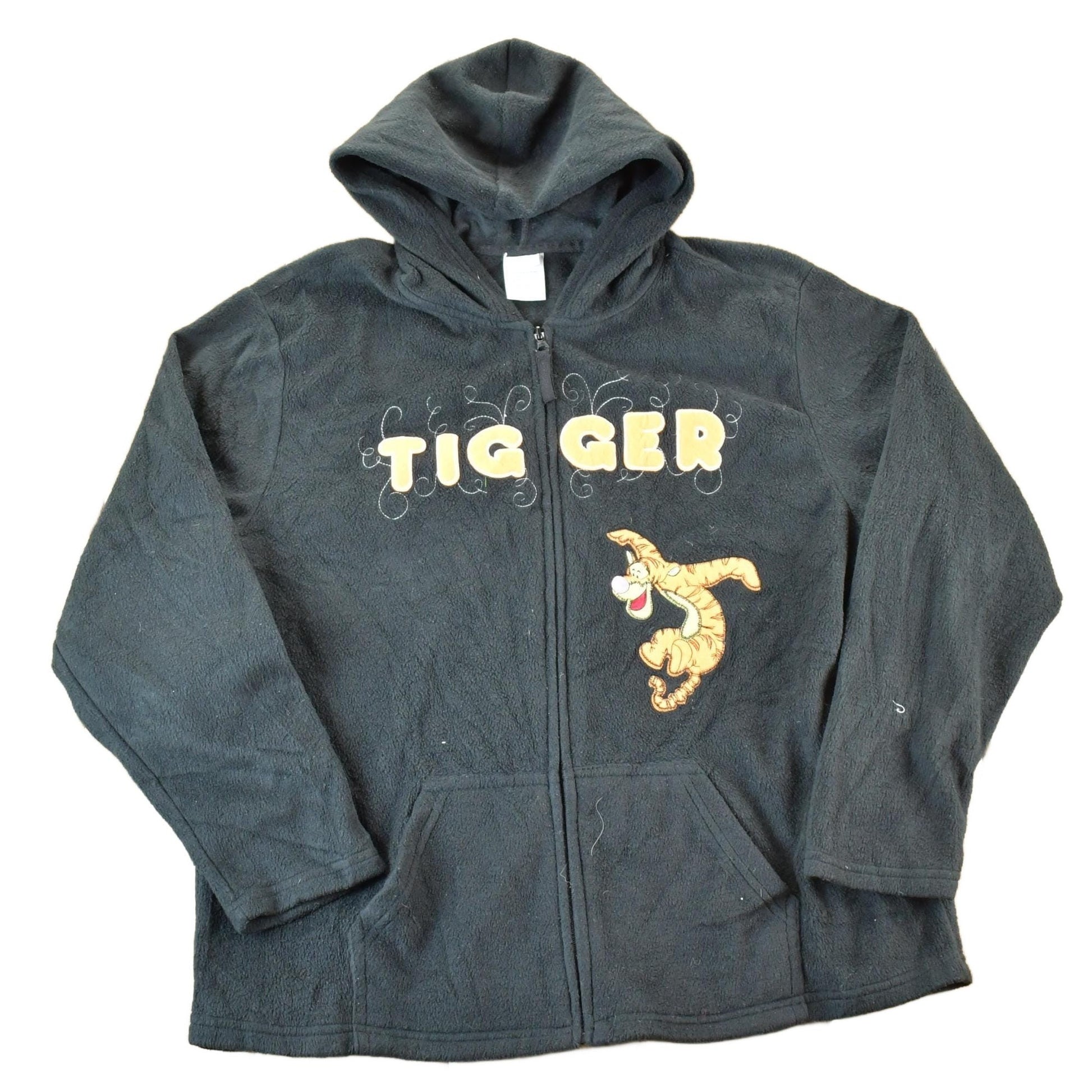 Vintage 1990s Tigger Pooh Disney Full Zip Hoodie Womens XL from propervintagecanada