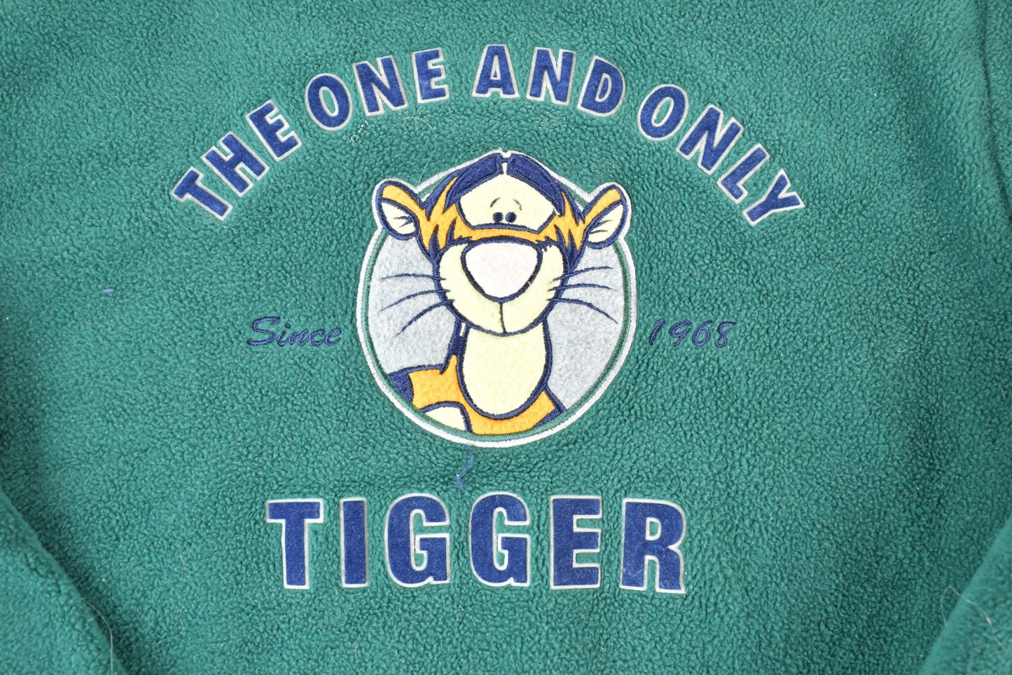 Vintage 1990s Tigger The One And Only Disney Fleece Crewneck Men's Medium from propervintagecanada