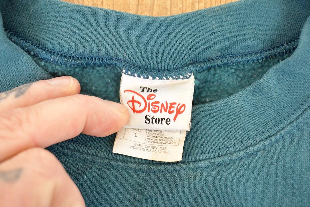 Vintage 1990s Tigger Winnie The Pooh Bear Disney Crewneck Sweater Women's XL from propervintagecanada