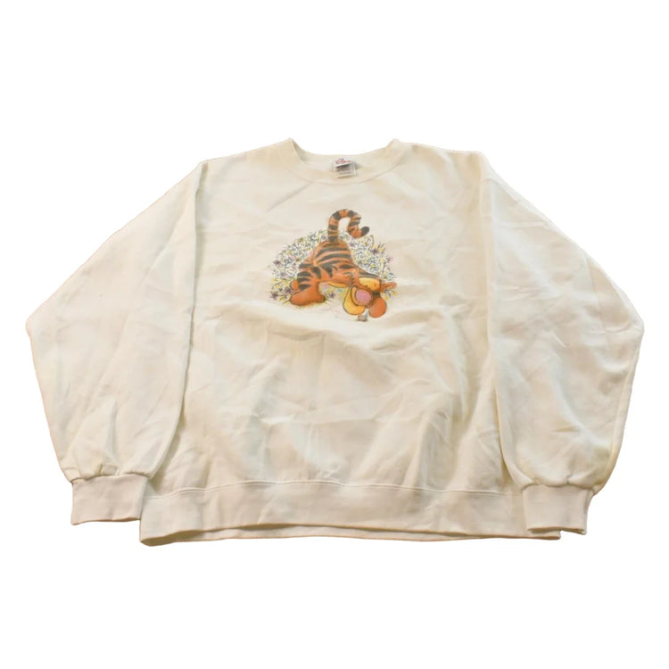 Vintage 1990s Tigger Winnie The Pooh Disney Crewneck Sweatshirt Men's Large from propervintagecanada