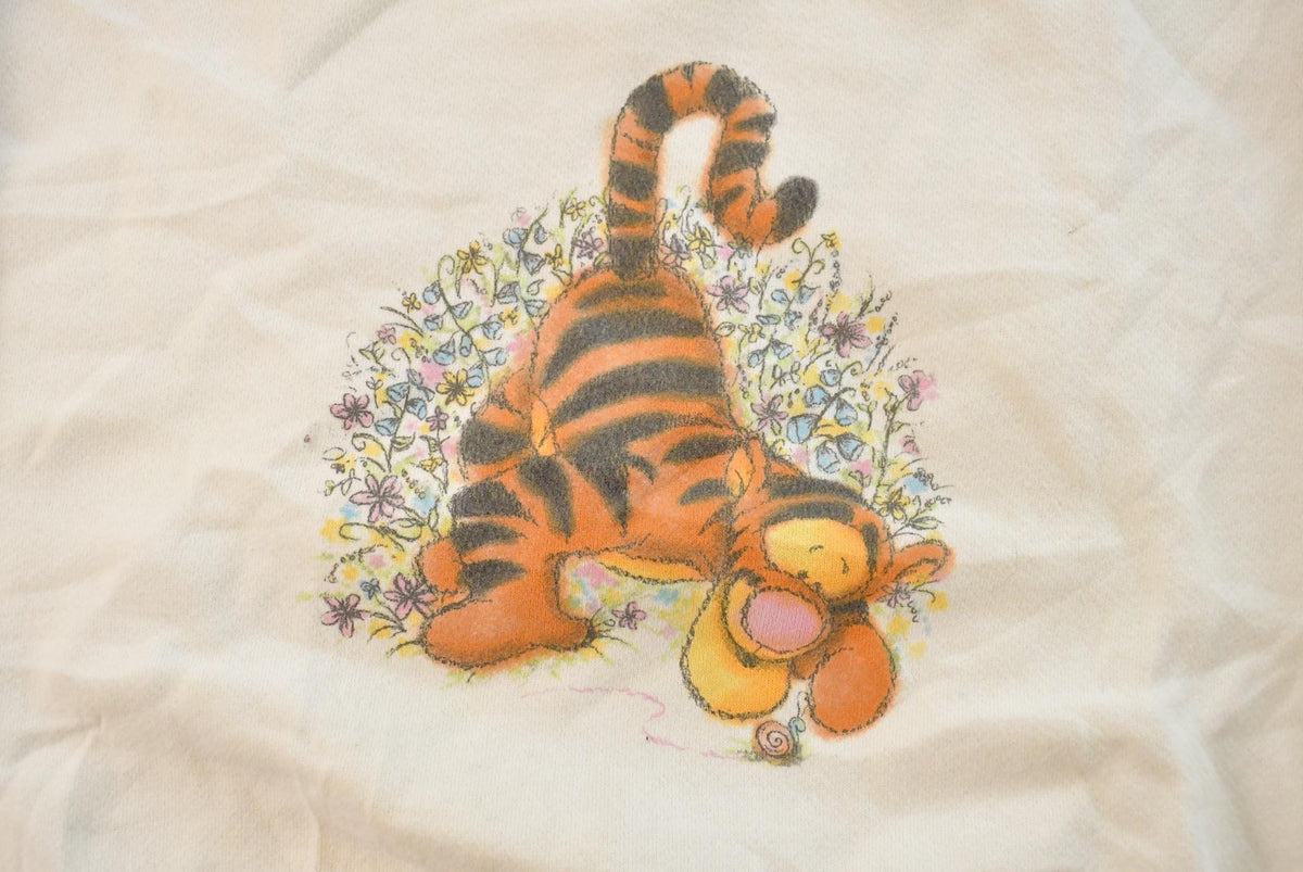 Vintage 1990s Tigger Winnie The Pooh Disney Crewneck Sweatshirt Men's Large from propervintagecanada