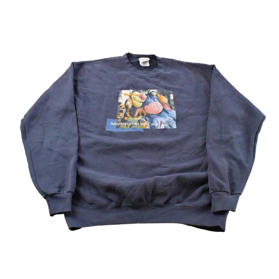 Vintage 1990s Tigger Winnie The Pooh Walt Disney World Crewneck Sweatshirt Men's Medium from propervintagecanada