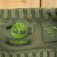 Vintage 1990s Timberland Army Green Knit Crewneck Sweatshirt Men's Large from propervintagecanada