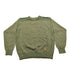 Vintage 1990s Timberland Army Green Knit Crewneck Sweatshirt Men&