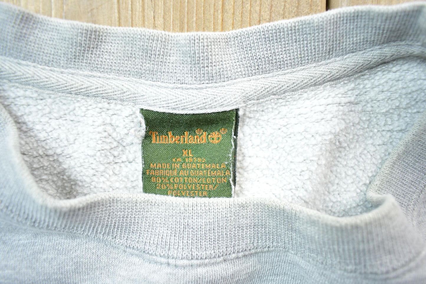 Vintage 1990s Timberland Boots Embroidered Crewneck Sweatshirt Men's XL from propervintagecanada