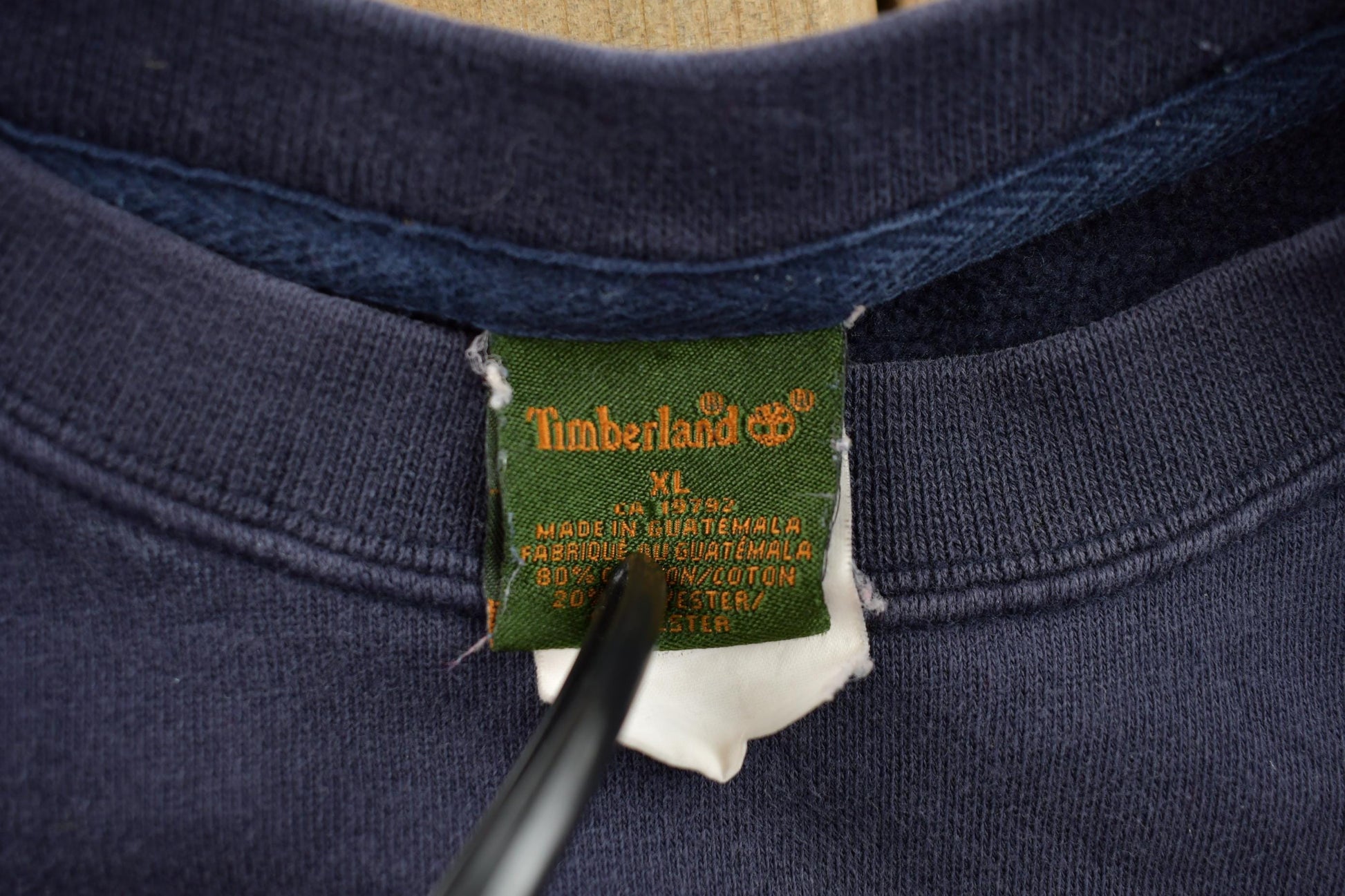 Vintage 1990s Timberland Embroidered Crewneck Sweatshirt from propervintagecanada