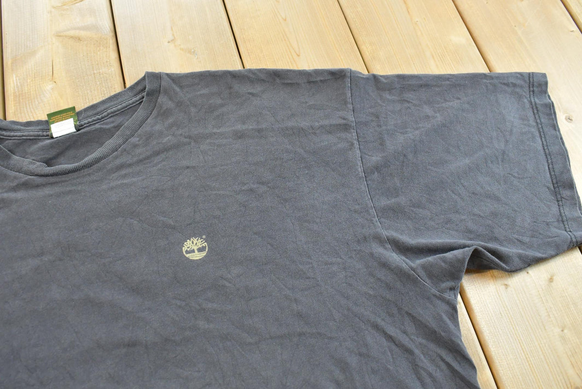 Vintage 1990s Timberland Logo Promotional T-Shirt Men's 2XL from propervintagecanada