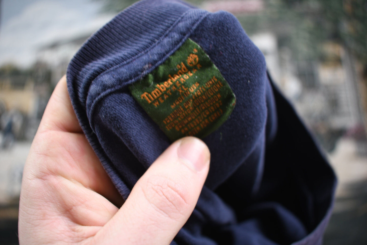 Vintage 1990s Timberland Long Sleeve Graphic T Shirt Men's XL from propervintagecanada