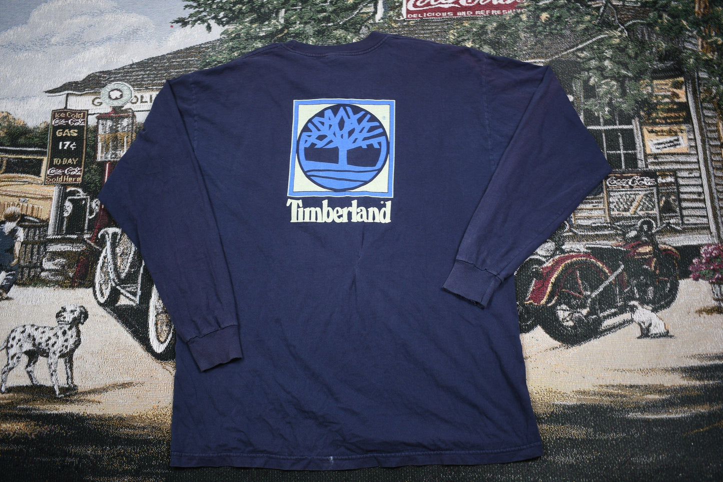 Vintage 1990s Timberland Long Sleeve Graphic T Shirt Men's XL from propervintagecanada