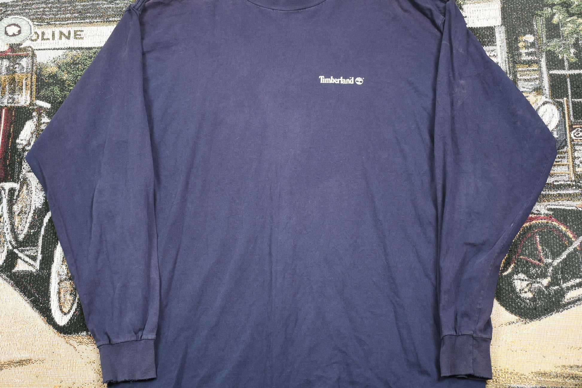 Vintage 1990s Timberland Long Sleeve Graphic T Shirt Men's XL from propervintagecanada