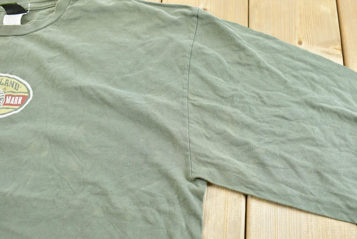 Vintage 1990s Timberland Long Sleeve Graphic T-Shirt Men's XL from propervintagecanada