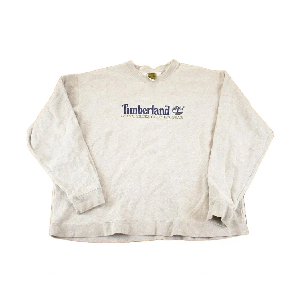 Vintage 1990s Timberland Outdoorsman Souvenir Crewneck Sweatshirt Men's XXL from propervintagecanada