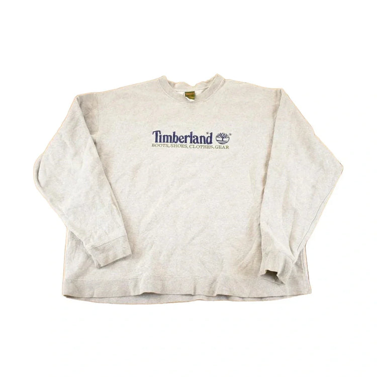 Vintage 1990s Timberland Outdoorsman Souvenir Crewneck Sweatshirt Men's XXL from propervintagecanada