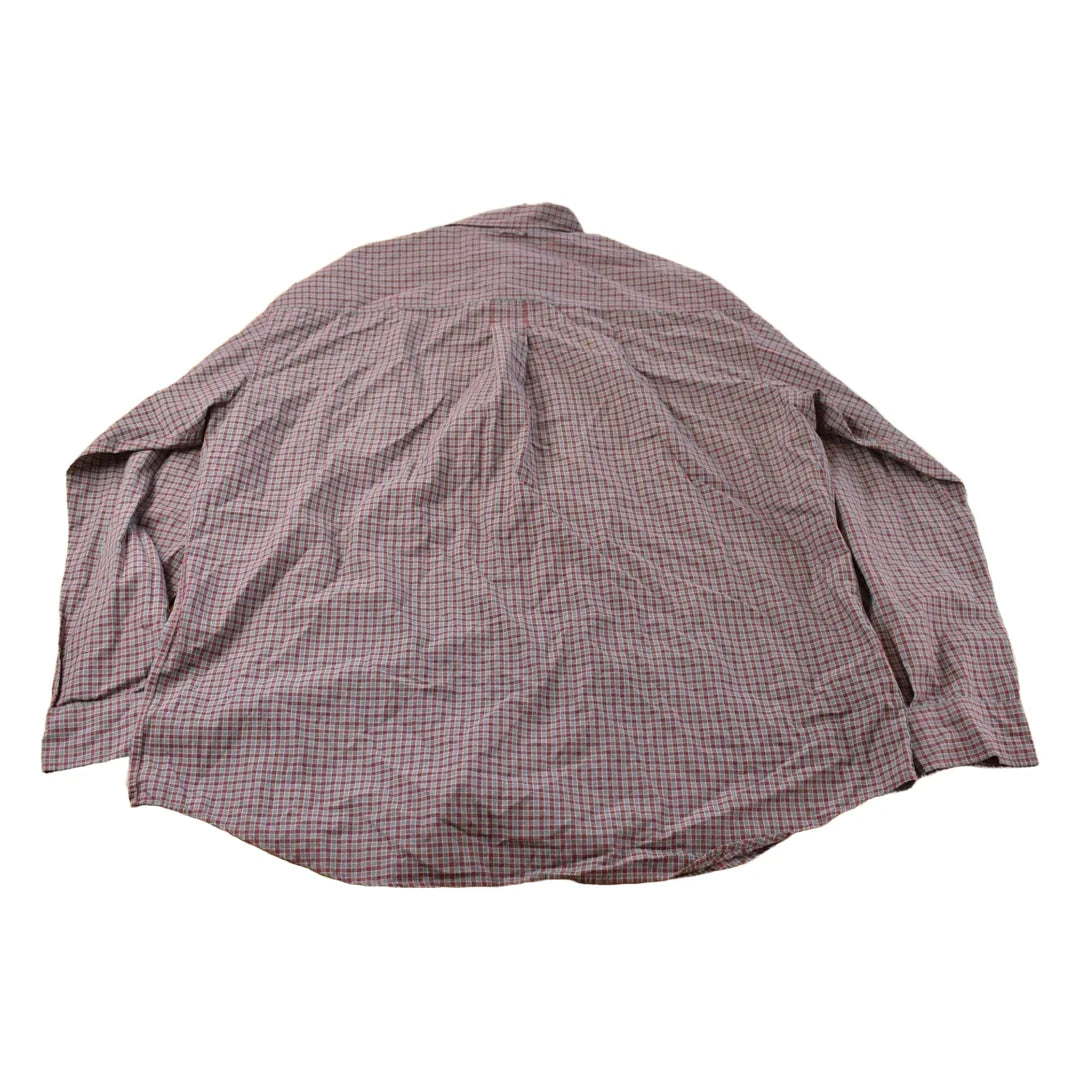 Vintage 1990s Timberland Plaid Button Up Shirt Men's XL from propervintagecanada