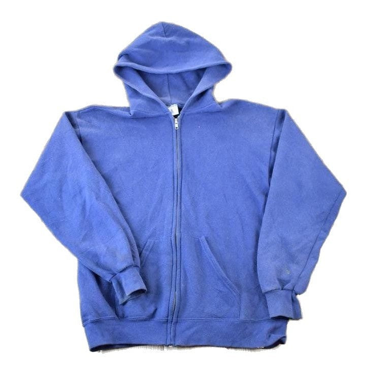 Vintage 1990s TKS Basics Blank Hoodie Made In USA Men's Small from propervintagecanada