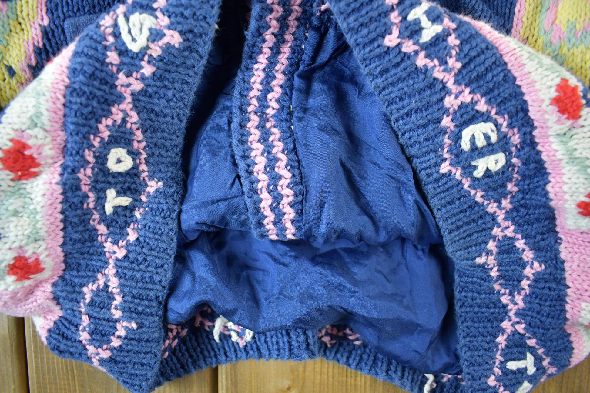 Vintage 1990s Together Knit Cardigan Women's Medium from propervintagecanada