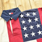 Vintage 1990s Tommy Hilfiger American Flag Rugby Shirt Classic from propervintagecanada
