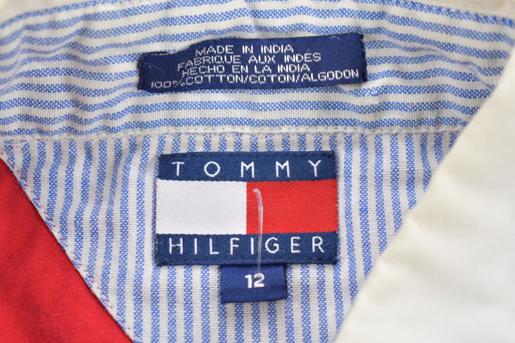 Vintage 1990s Tommy Hilfiger American Flag Stars & Stripes Button Up Vest Women's S from propervintagecanada