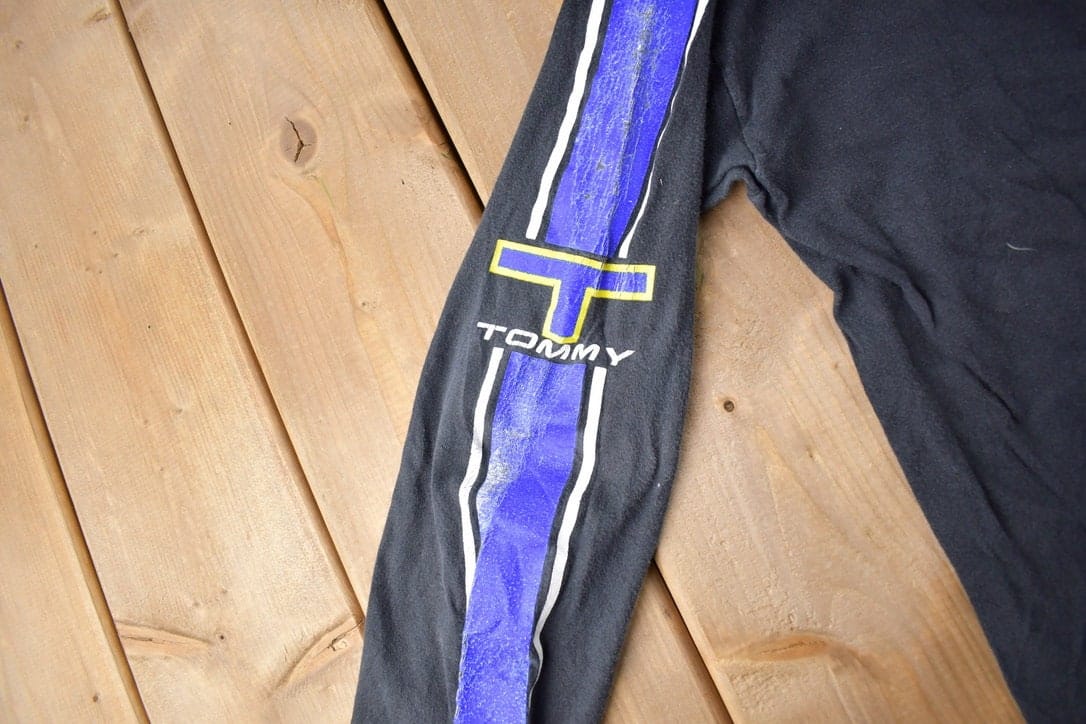 Vintage 1990s Tommy Hilfiger Athletic Gear Long Sleeve Shirt Men's Large from propervintagecanada