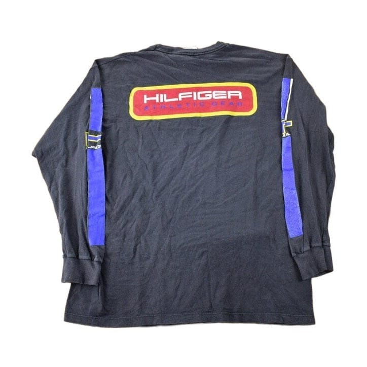 Vintage 1990s Tommy Hilfiger Athletic Gear Long Sleeve Shirt Men's Large from propervintagecanada