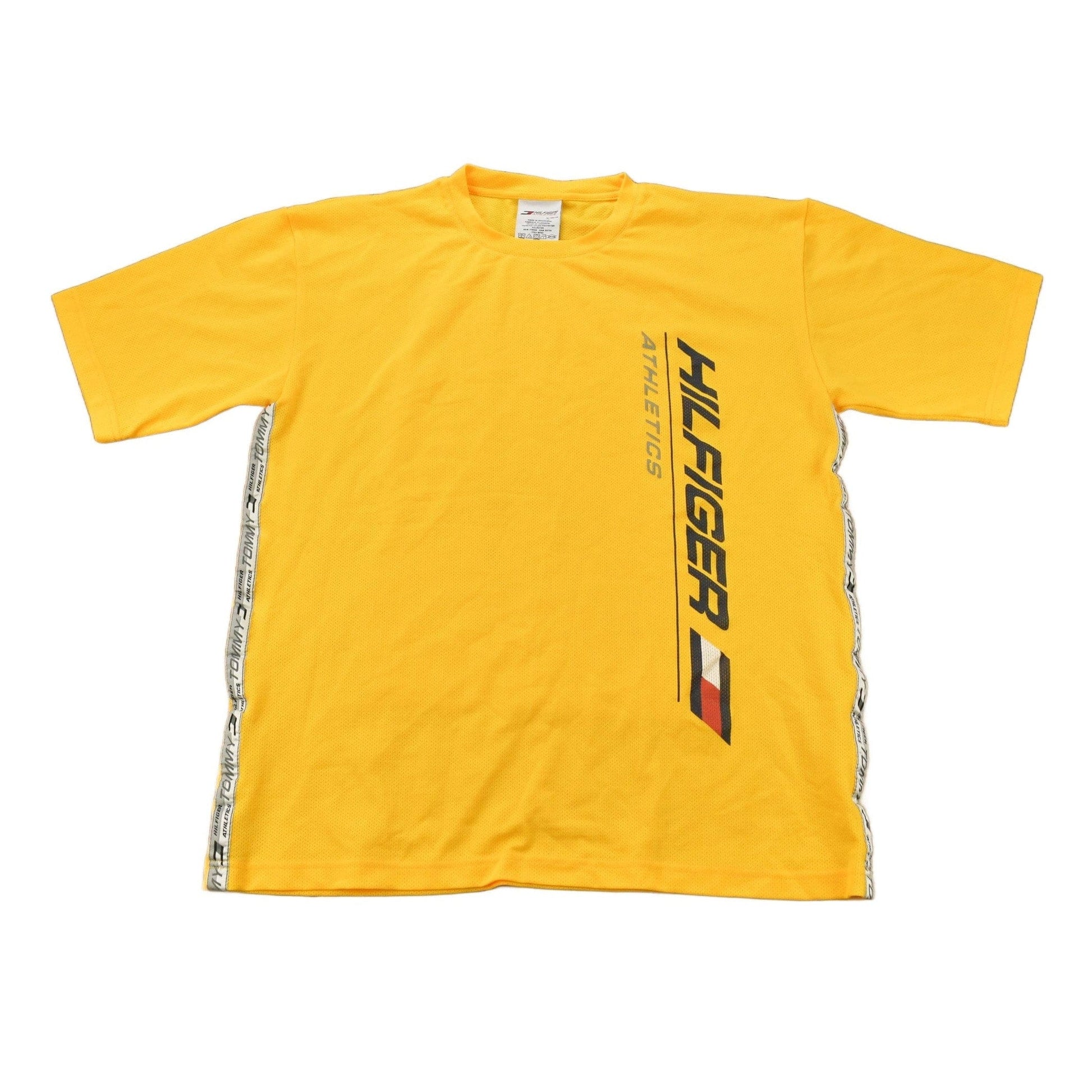 Vintage 1990s Tommy Hilfiger Athletics Graphic Jersey Style T Shirt Men's XL from propervintagecanada