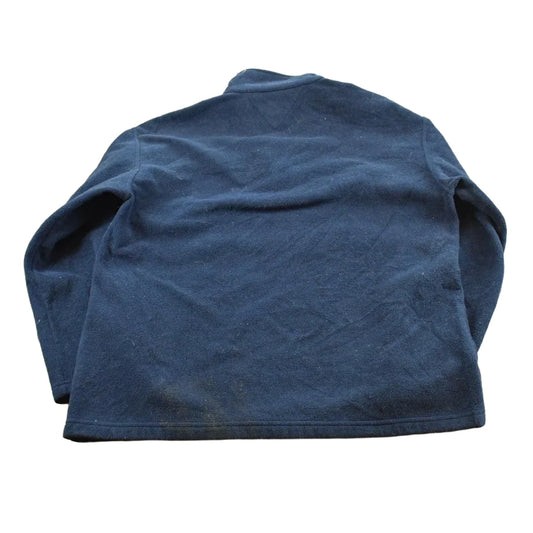 Vintage 1990s Tommy Hilfiger Athletics Spellout Quarter Zip Fleece Sweater Men's XL from propervintagecanada