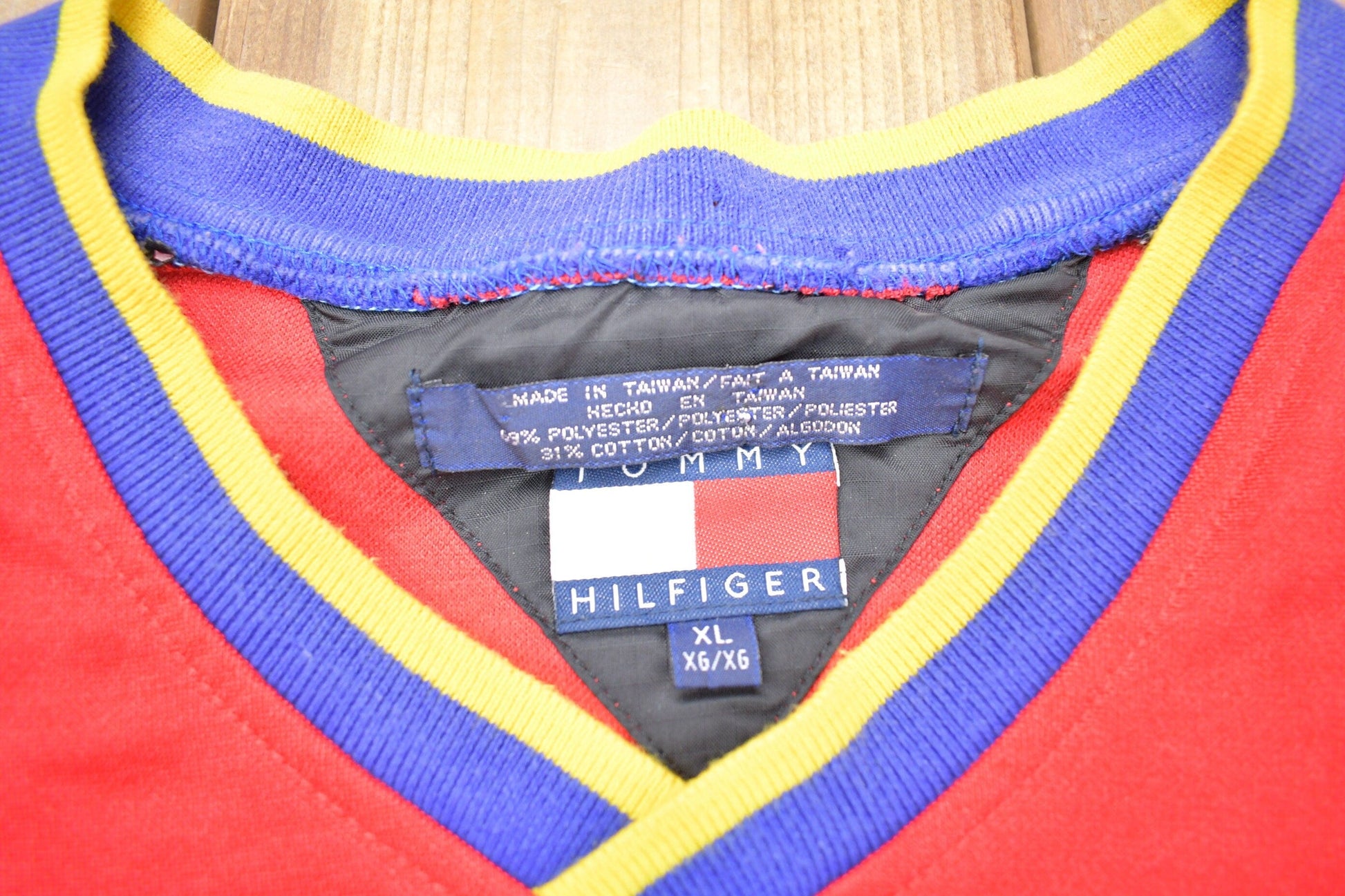 Vintage 1990s Tommy Hilfiger Athletics T-Shirt Men's XL from propervintagecanada