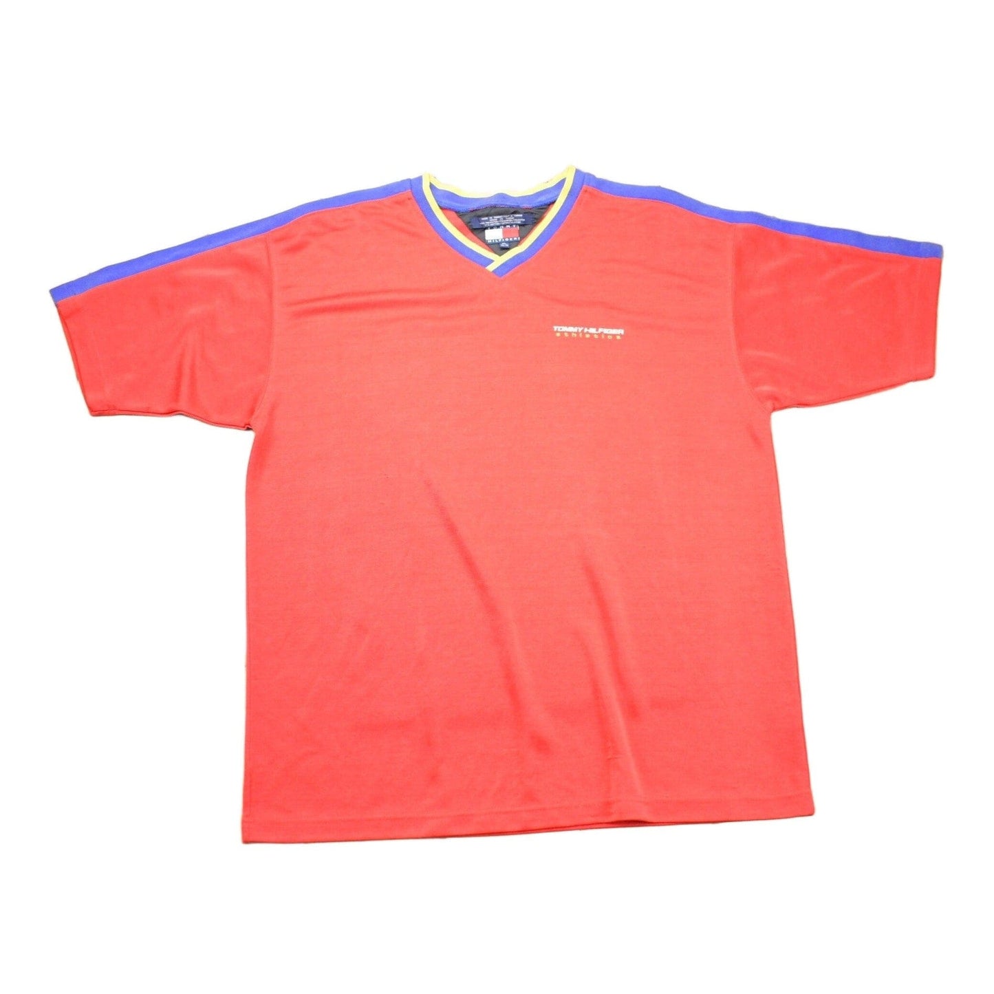 Vintage 1990s Tommy Hilfiger Athletics T-Shirt Men's XL from propervintagecanada