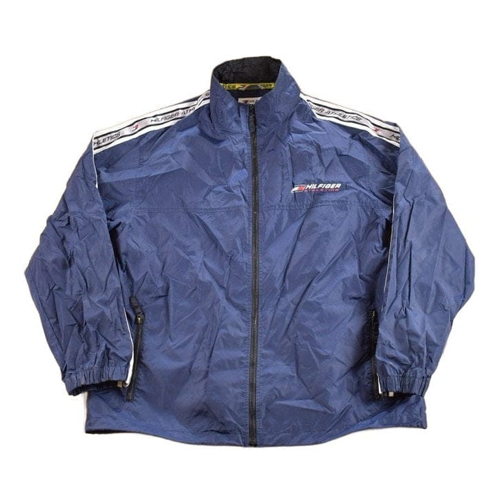 Vintage 1990s Tommy Hilfiger Athletics Windbreaker Men's Large from propervintagecanada