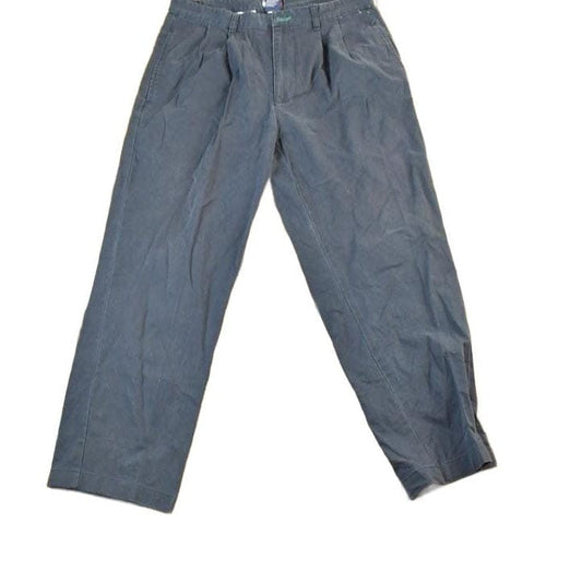 Vintage 1990s Tommy Hilfiger Black Chino Pants Men's 34 x 28 from propervintagecanada