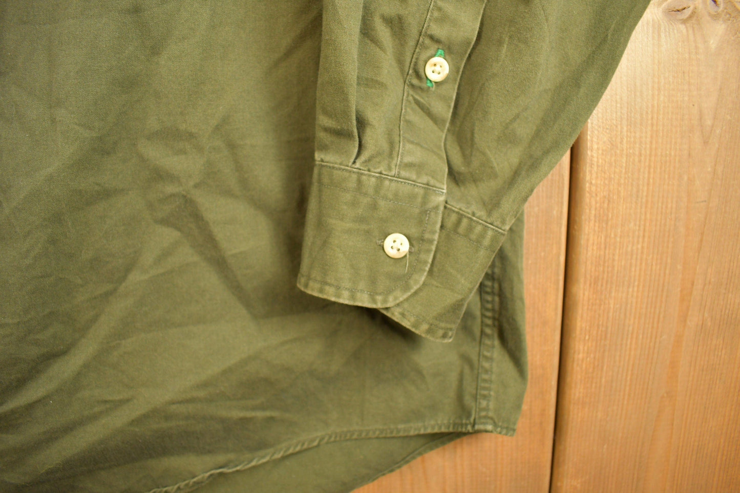 Vintage 1990s Tommy Hilfiger Blank Button Up Shirt Men's Large from propervintagecanada