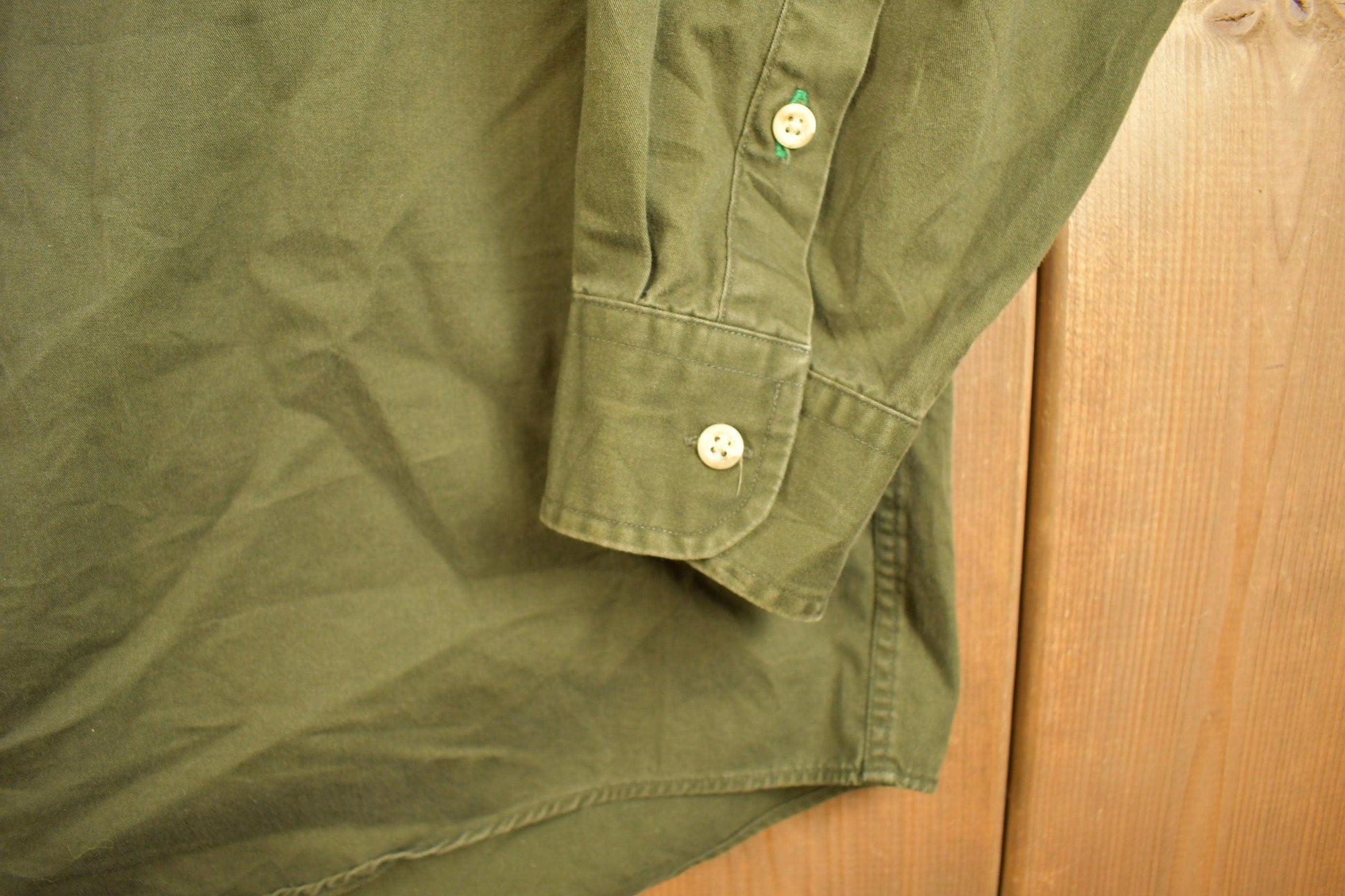 Vintage 1990s Tommy Hilfiger Blank Button Up Shirt Men's Large from propervintagecanada