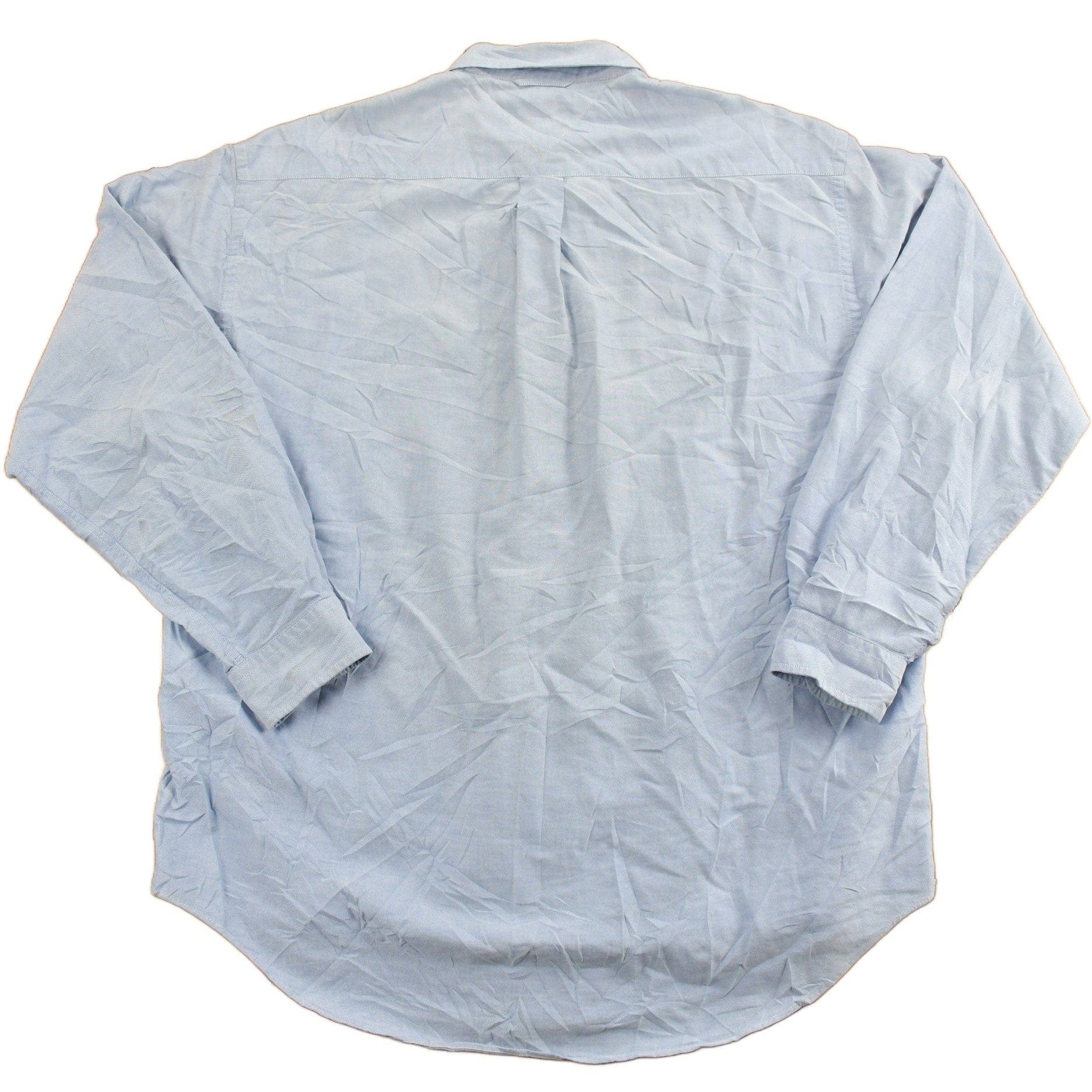 Vintage 1990s Tommy Hilfiger Blank Button Up Shirt Men's Large from propervintagecanada
