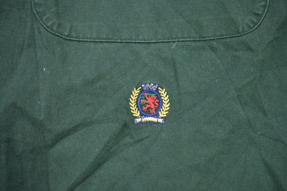 Vintage 1990s Tommy Hilfiger Blank Button Up Shirt Men's Medium from propervintagecanada