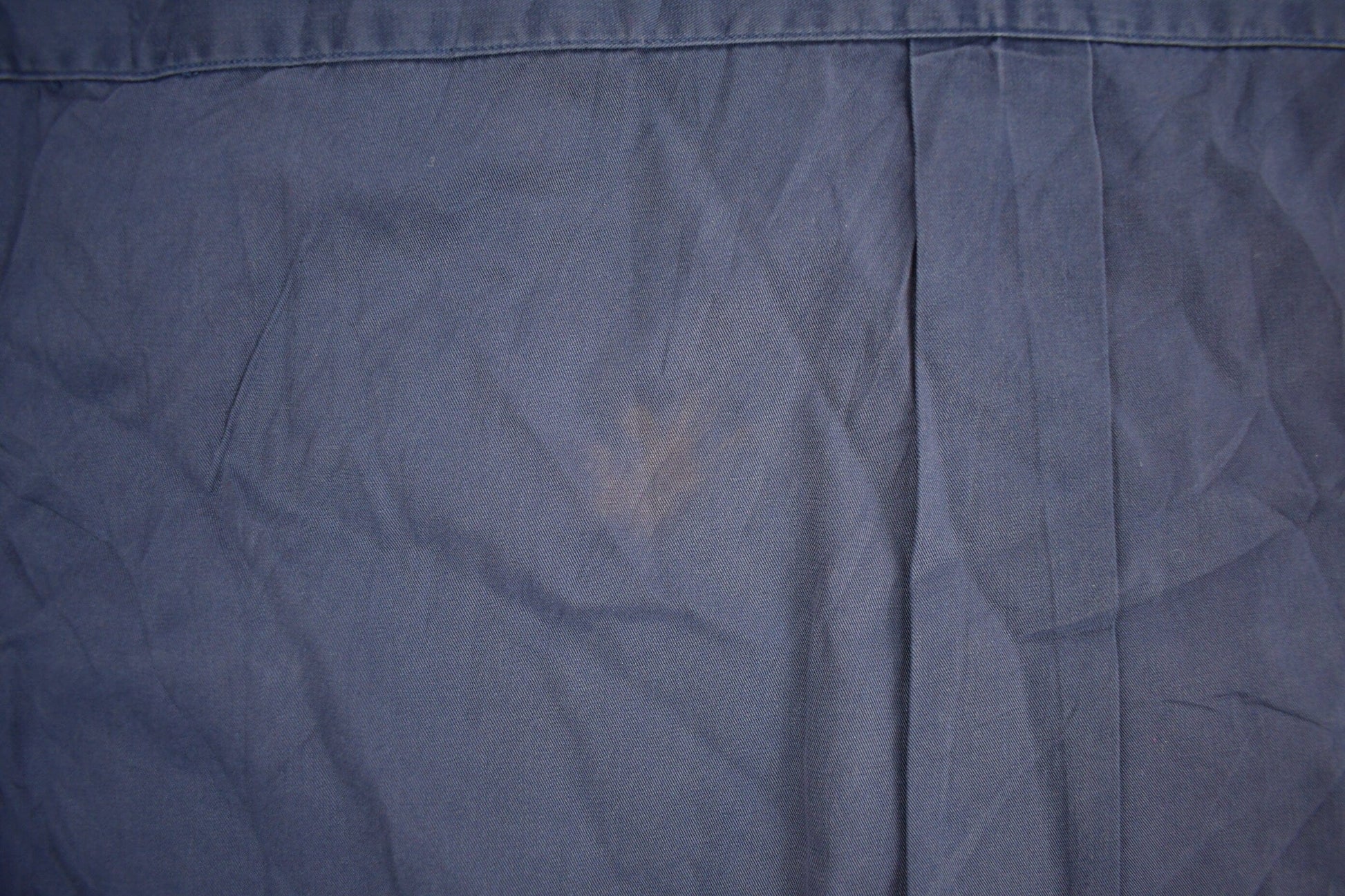 Vintage 1990s Tommy Hilfiger Blank Navy Button Up Shirt from propervintagecanada