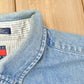 Vintage 1990s Tommy Hilfiger Button Up Denim Shirt Men's 2XL from propervintagecanada
