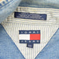 Vintage 1990s Tommy Hilfiger Button Up Denim Shirt Men's 2XL from propervintagecanada