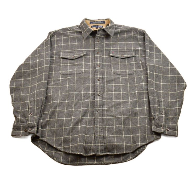 Vintage 1990s Tommy Hilfiger Button Up Flannel Shirt from propervintagecanada