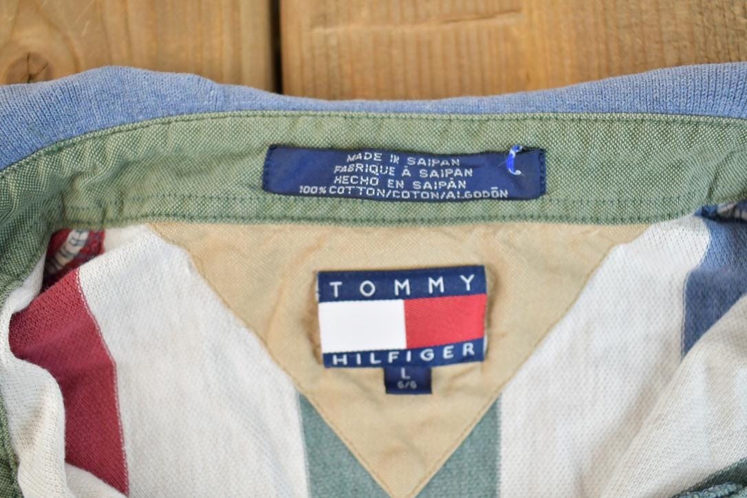 Vintage 1990s Tommy Hilfiger Button Up Shirt Men's Large from propervintagecanada