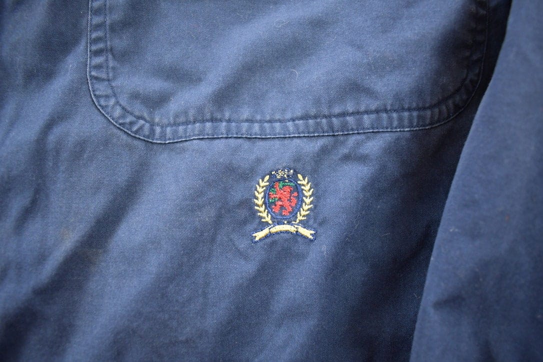 Vintage 1990s Tommy Hilfiger Button Up Shirt Men's Large from propervintagecanada