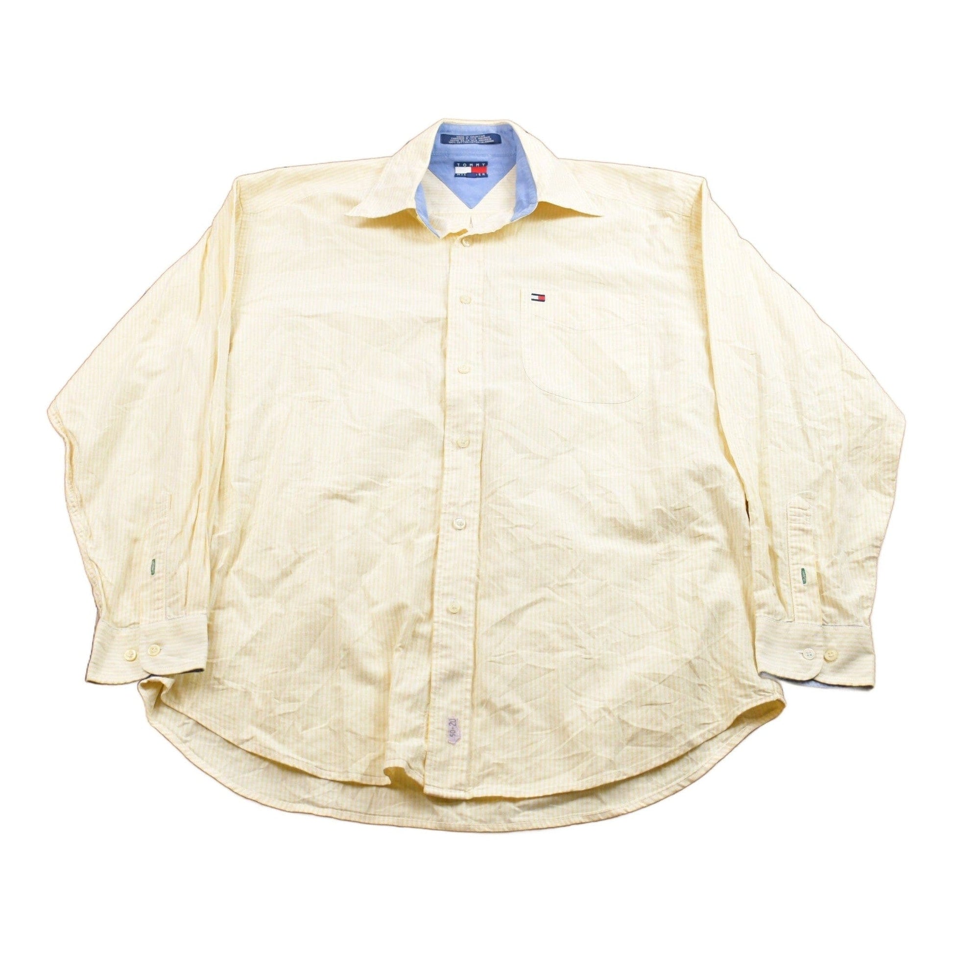 Vintage 1990s Tommy Hilfiger Button Up Shirt Men's XL from propervintagecanada