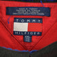 Vintage 1990s Tommy Hilfiger Collared Embroidered Quarter Zip Fleece Sweater Men's 2XL from propervintagecanada