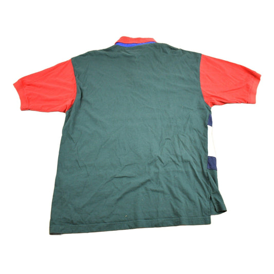 Vintage 1990s Tommy Hilfiger Color Block Polo T-Shirt Men's Large from propervintagecanada