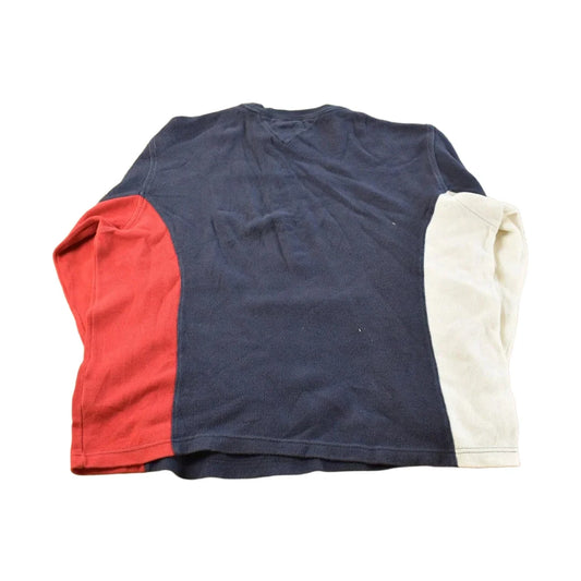 Vintage 1990s Tommy Hilfiger Colour Block Knit Sweater Men's L from propervintagecanada
