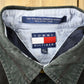 Vintage 1990s Tommy Hilfiger Crest Logo Striped Button Up Shirt Men's Large from propervintagecanada