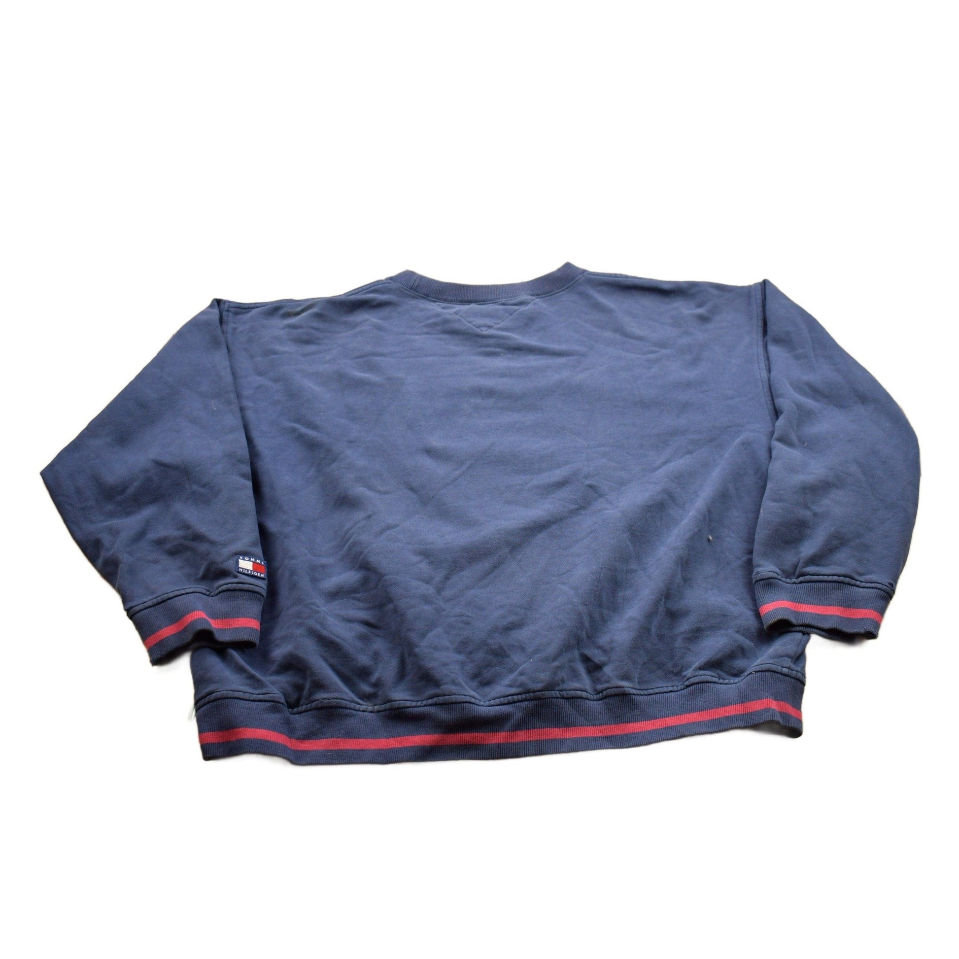 Vintage 1990s Tommy Hilfiger Crewneck Sweatshirt Men's 2XL from propervintagecanada