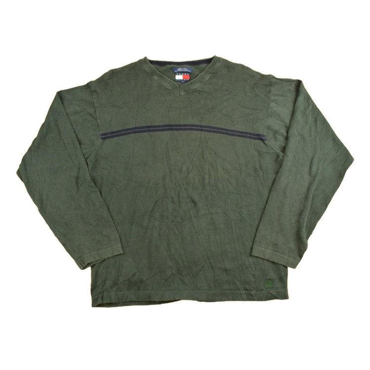 Vintage 1990s Tommy Hilfiger Crewneck Sweatshirt Men's Large from propervintagecanada