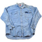 Vintage 1990s Tommy Hilfiger Denim Blank Button Up Shirt Men's XL from propervintagecanada