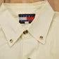 Vintage 1990s Tommy Hilfiger Embroidered Flag Patch Button Up Shirt from propervintagecanada