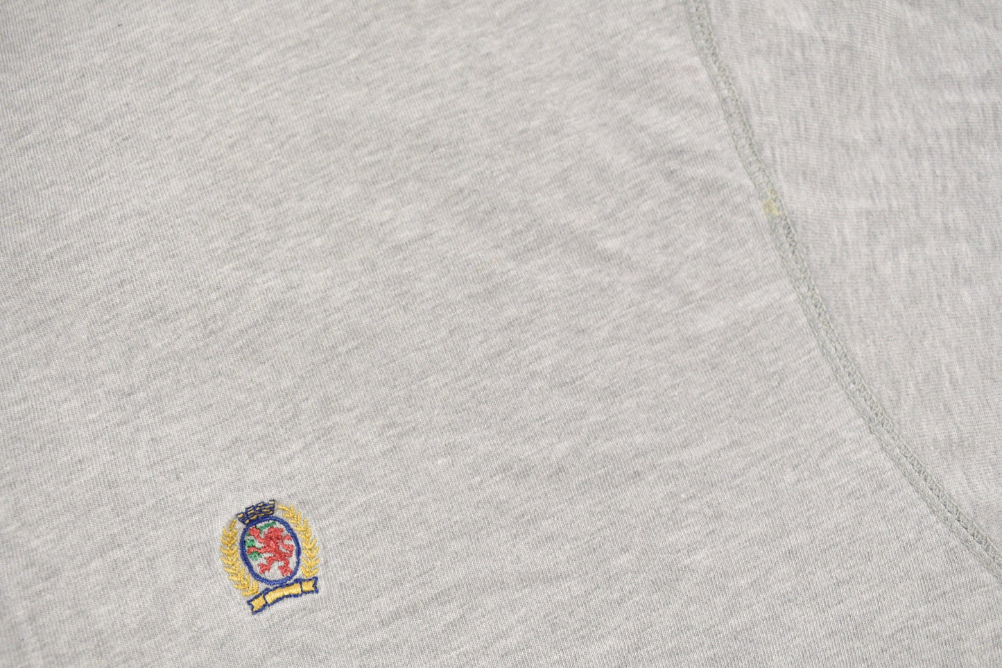 Vintage 1990s Tommy Hilfiger Embroidered Henley T-Shirt Men's Large from propervintagecanada